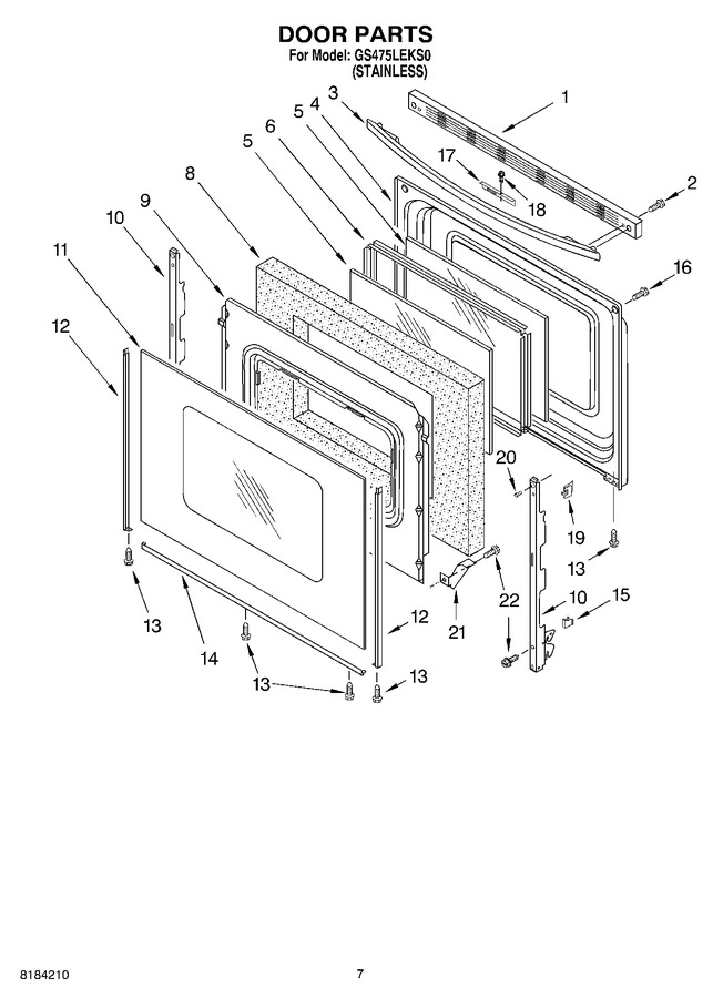 Diagram for GS475LEKS0