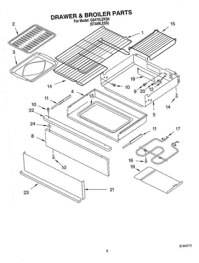 Diagram for GS475LEKS0