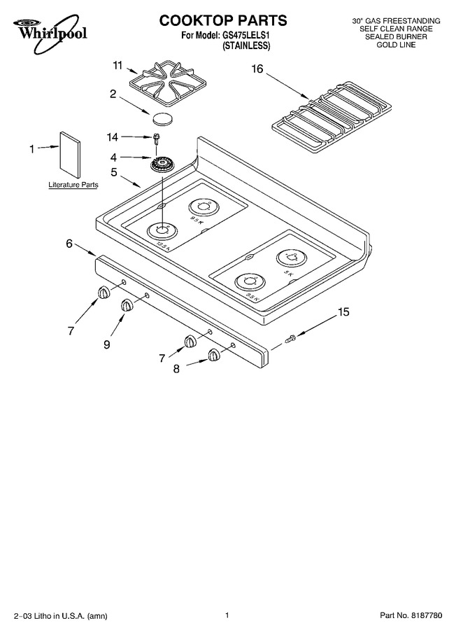 Diagram for GS475LELS1