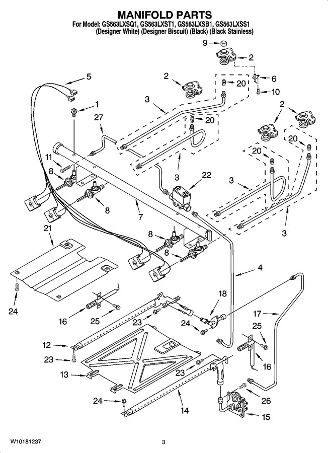 Diagram for GS563LXSS1