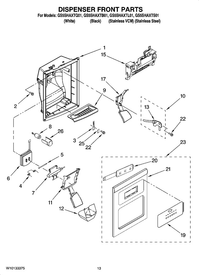 Diagram for GS5SHAXTL01