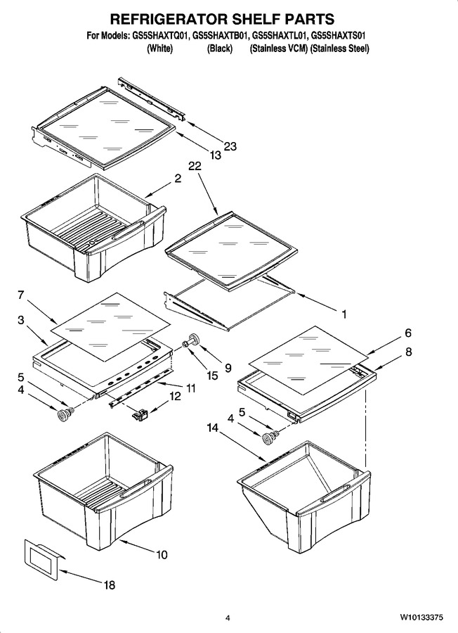 Diagram for GS5SHAXTL01