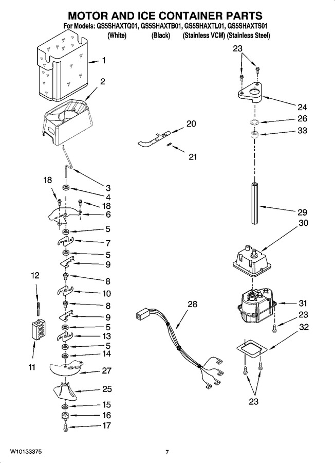 Diagram for GS5SHAXTL01