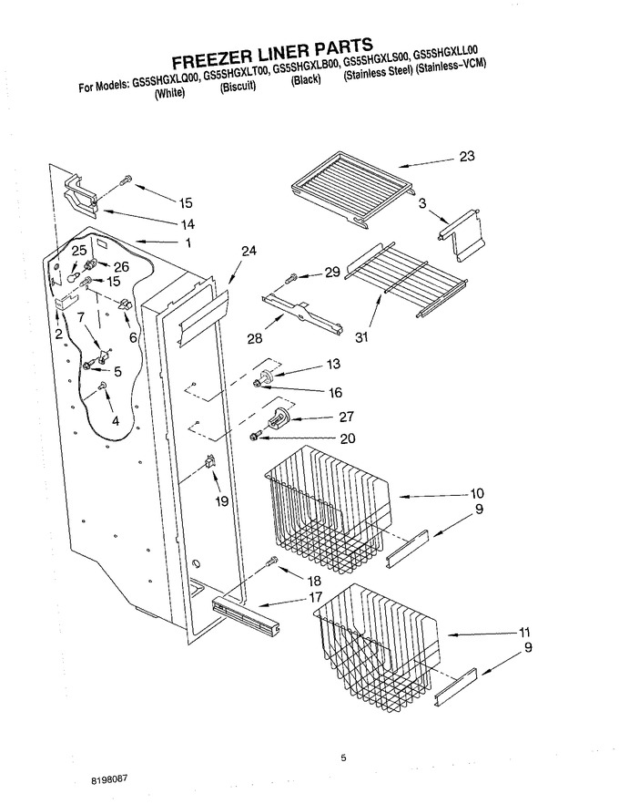 Diagram for GS5SHGXLQ00