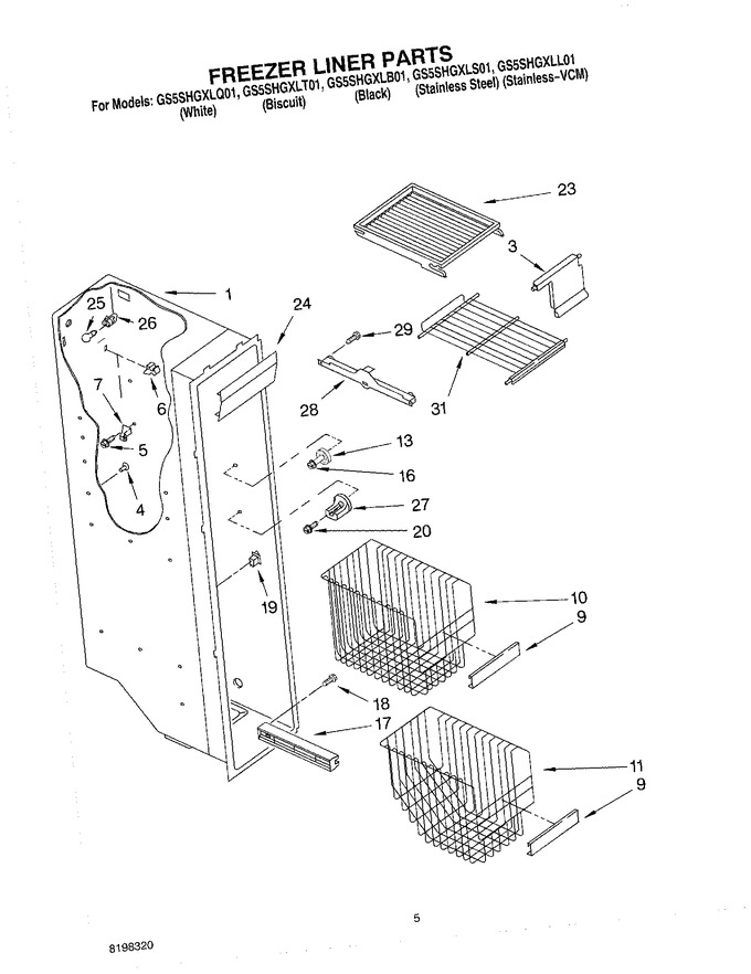 Diagram for GS5SHGXLT01