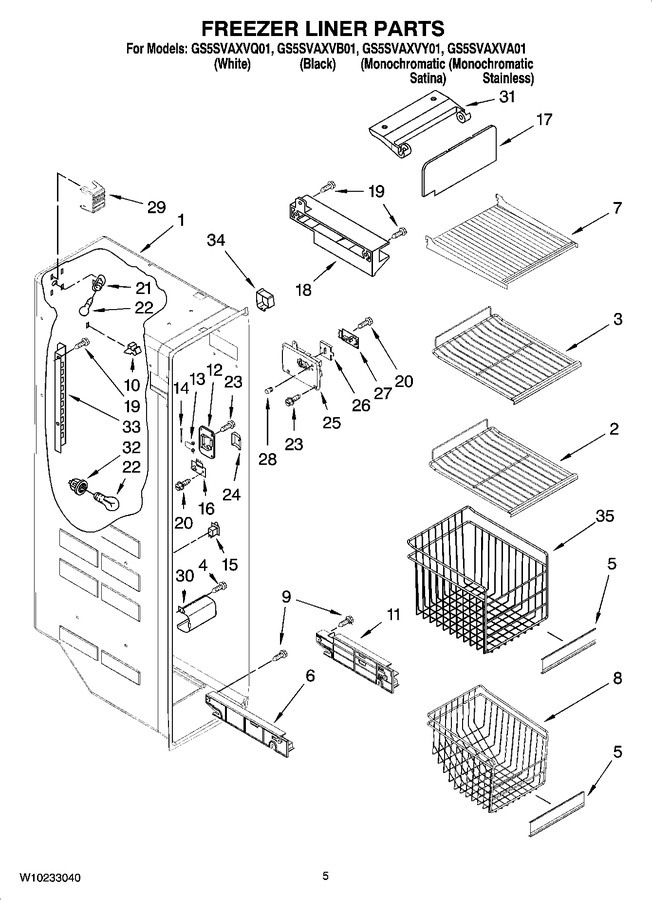Diagram for GS5SVAXVY01