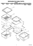 Diagram for 03 - Refrigerator Shelf Parts
