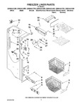 Diagram for 04 - Freezer Liner Parts