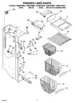 Diagram for 04 - Freezer Liner Parts