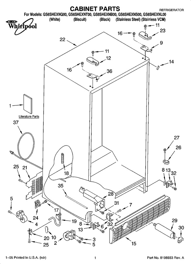 Diagram for GS6SHEXNS00