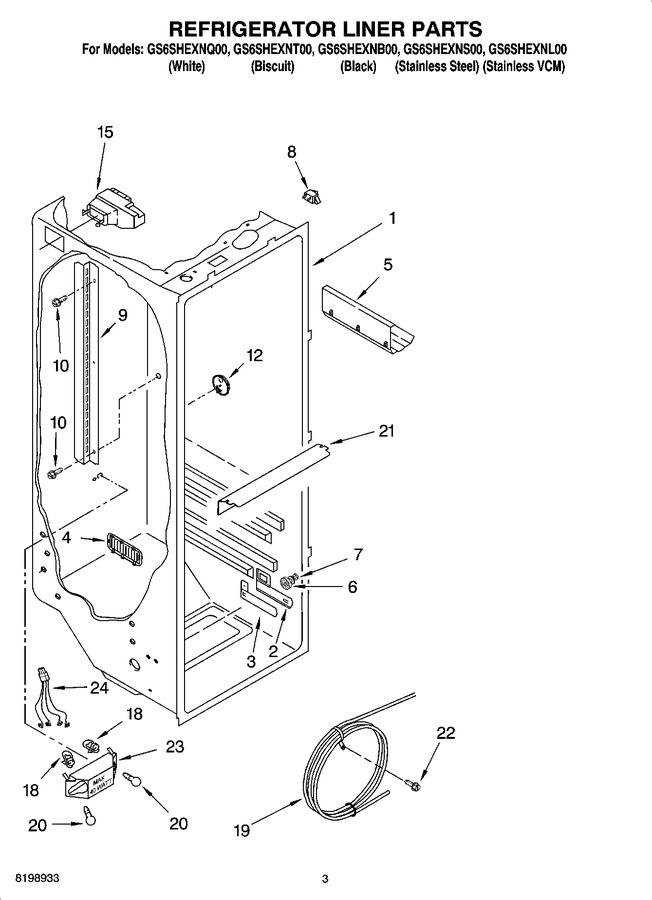 Diagram for GS6SHEXNS00