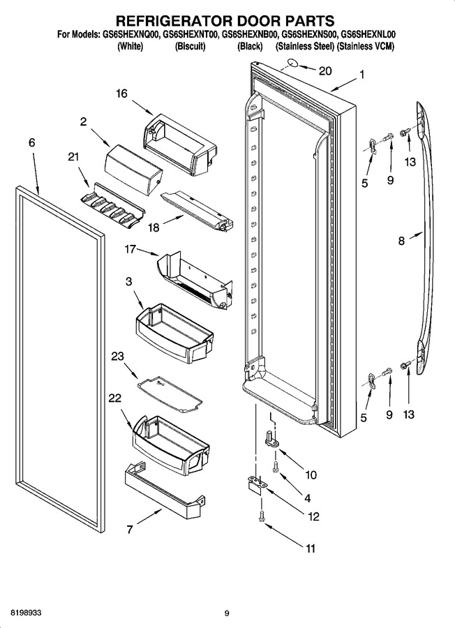 Diagram for GS6SHEXNS00