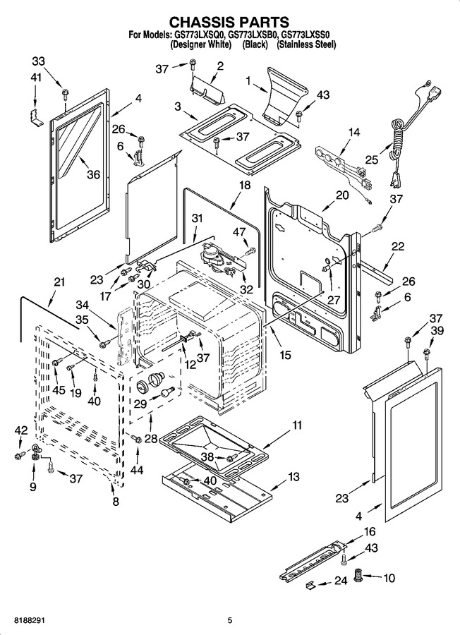 Diagram for GS773LXSB0