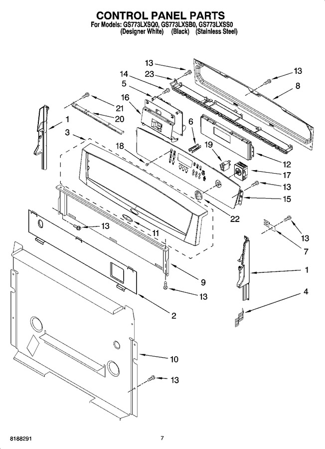Diagram for GS773LXSB0
