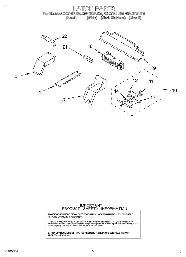 Diagram for GSC278PJB3