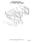 Diagram for 03 - Oven Door Parts