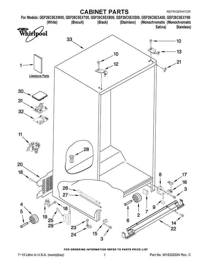 Diagram for GSF26C5EXA00