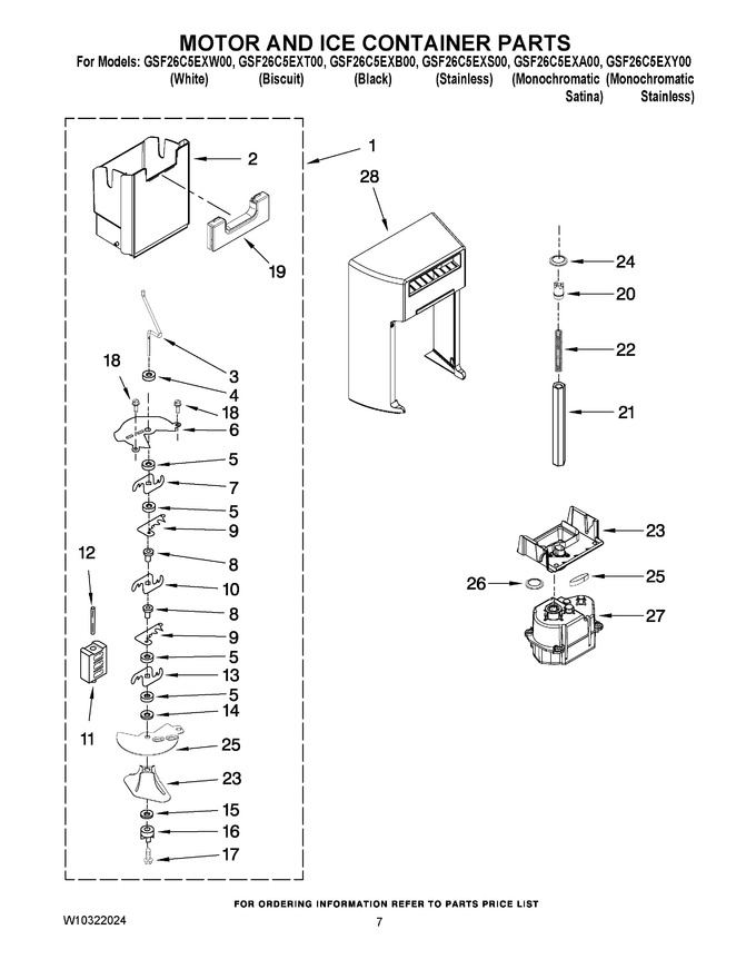 Diagram for GSF26C5EXA00