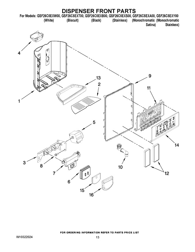 Diagram for GSF26C5EXT00