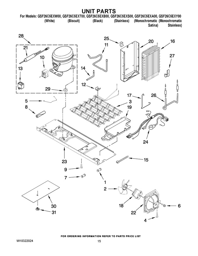 Diagram for GSF26C5EXA00