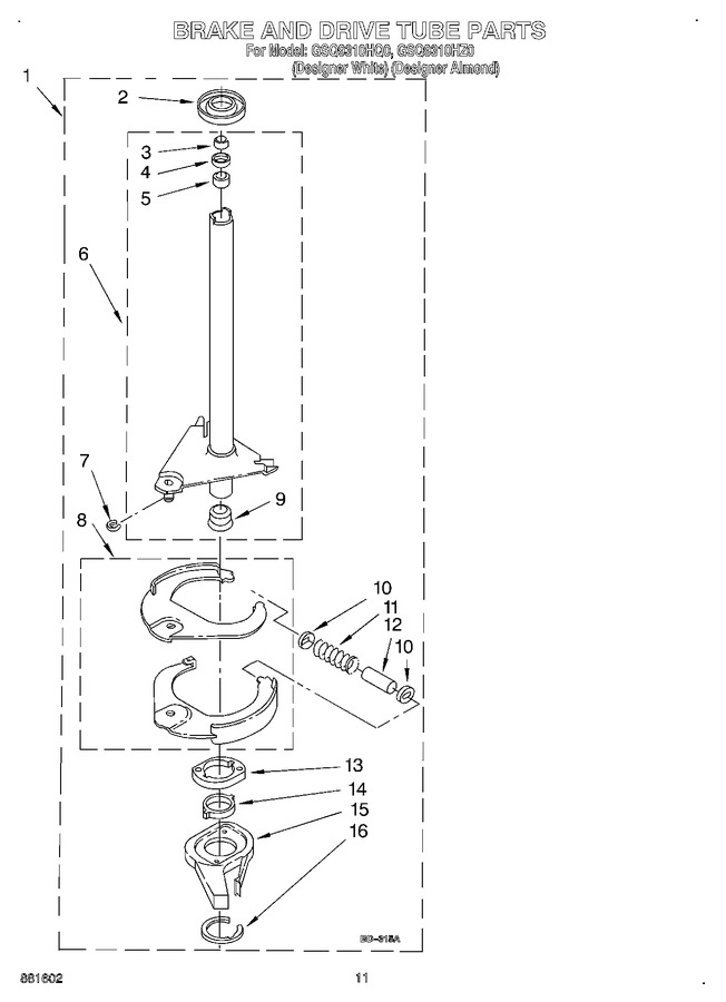 Diagram for GSQ9310HZ0