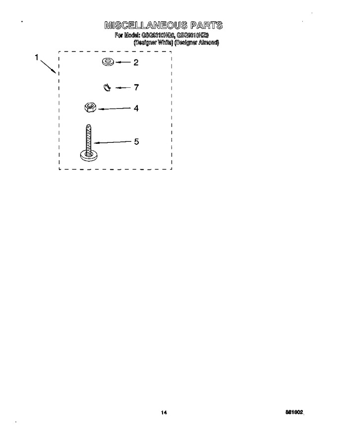 Diagram for GSQ9310HZ0