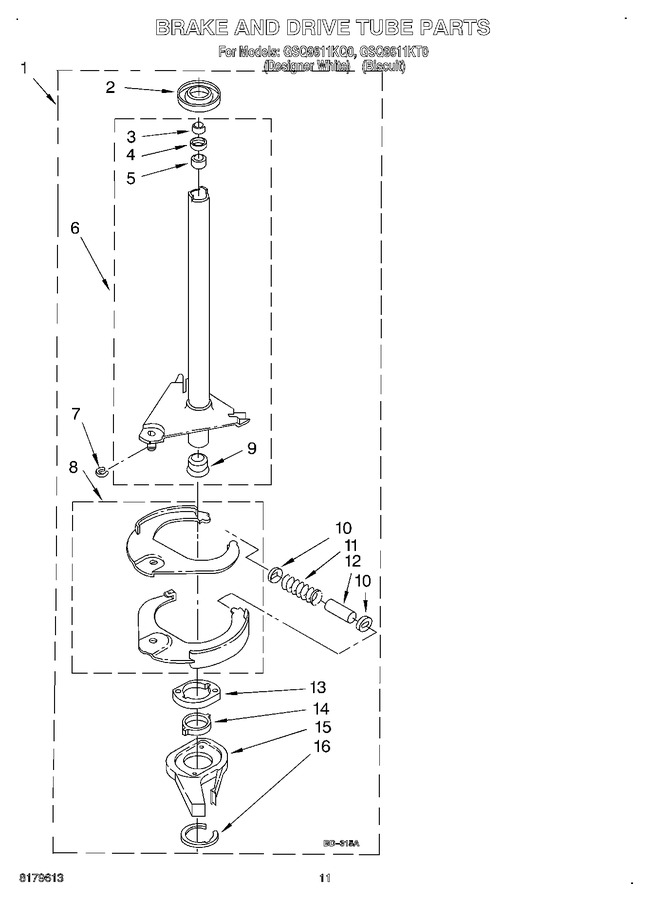 Diagram for GSQ9611KQ0