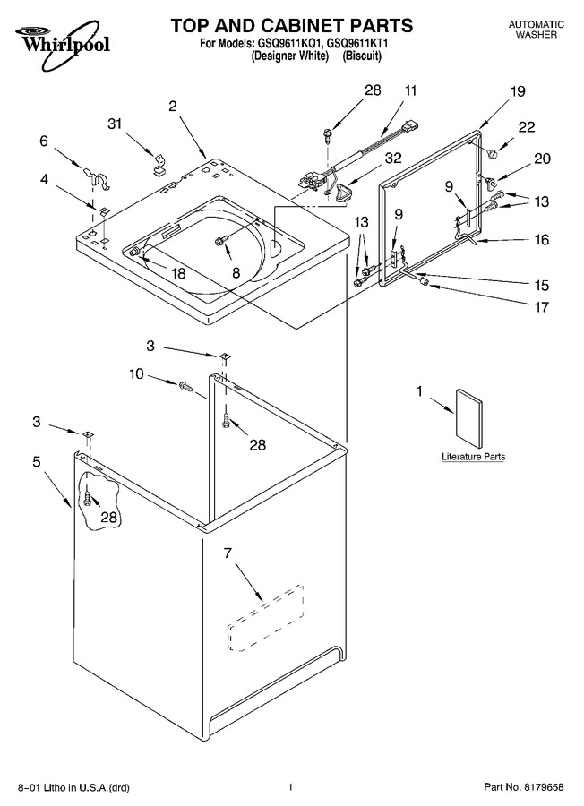 Diagram for GSQ9611KT1
