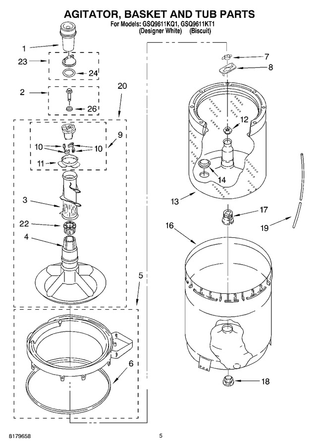 Diagram for GSQ9611KT1