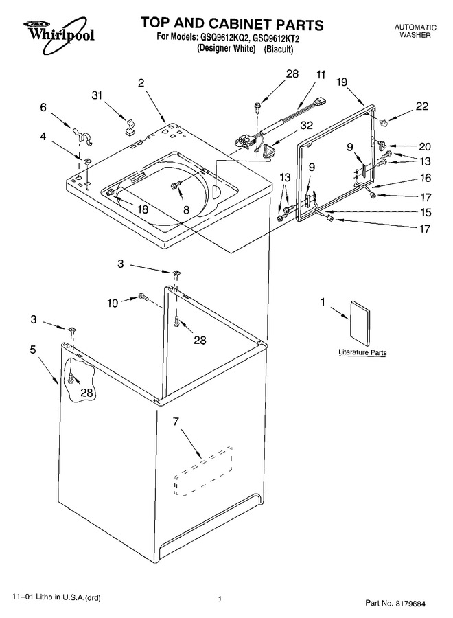 Diagram for GSQ9612KQ2
