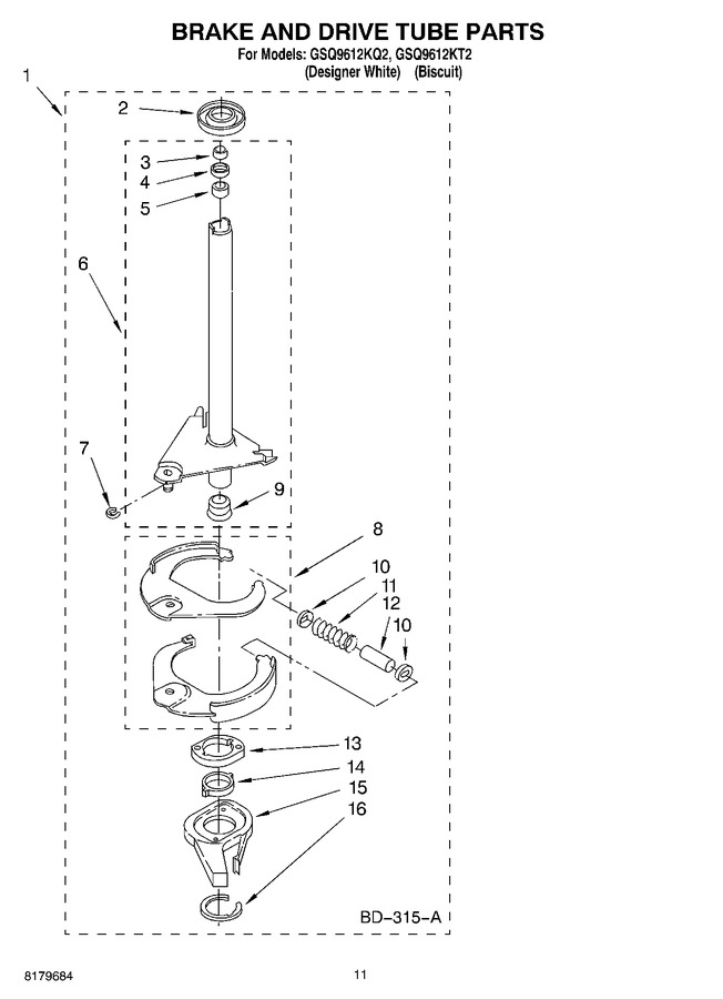 Diagram for GSQ9612KQ2