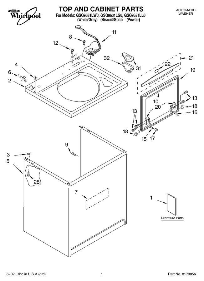 Diagram for GSQ9631LL0