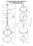 Diagram for 03 - Agitator, Basket And Tub