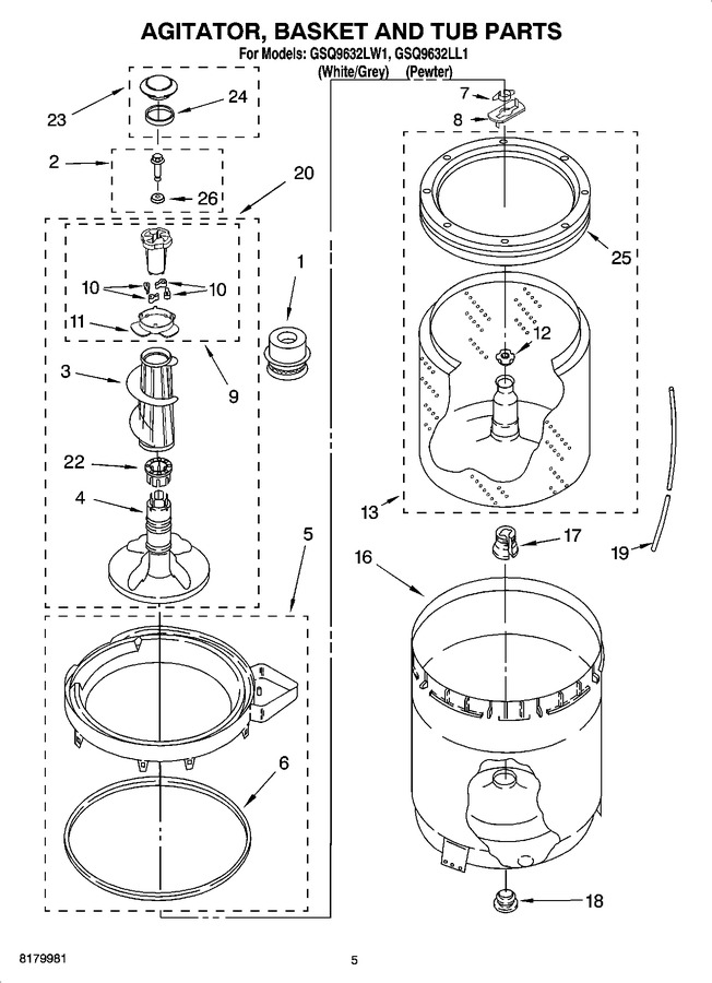 Diagram for GSQ9632LW1