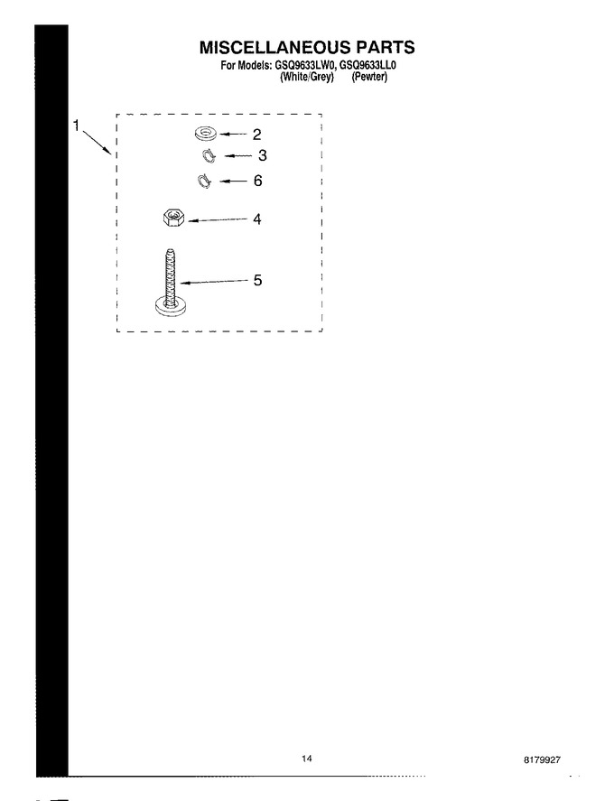 Diagram for GSQ9633LW0