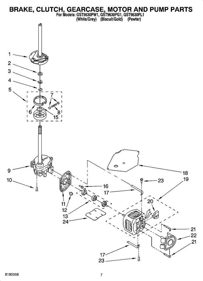 Diagram for GST9630PW1