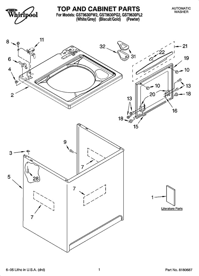 Diagram for GST9630PG2