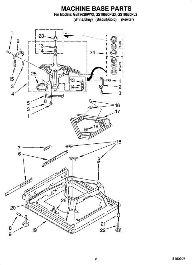 Diagram for GST9630PG3
