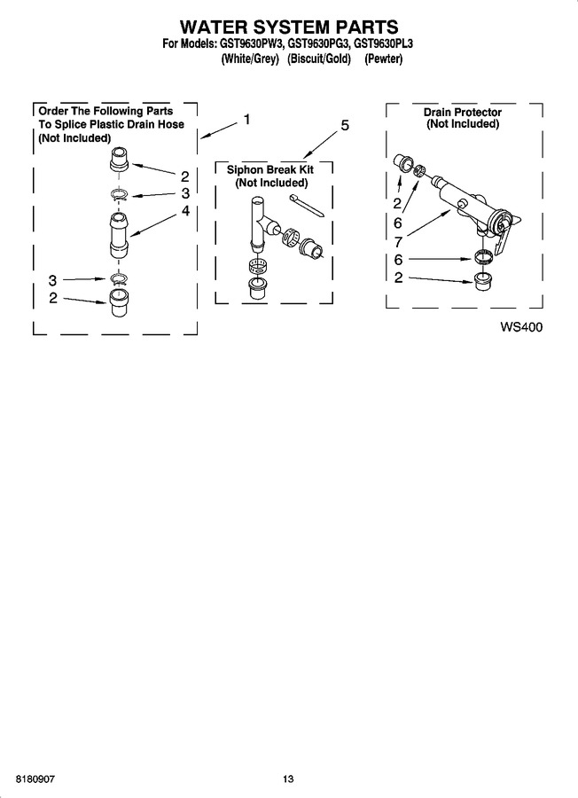Diagram for GST9630PG3