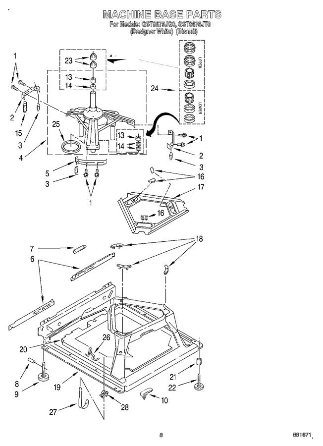 Diagram for GST9675JQ0