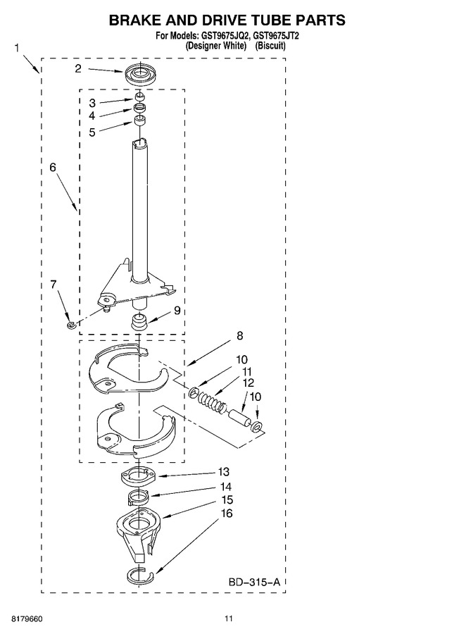 Diagram for GST9675JT2