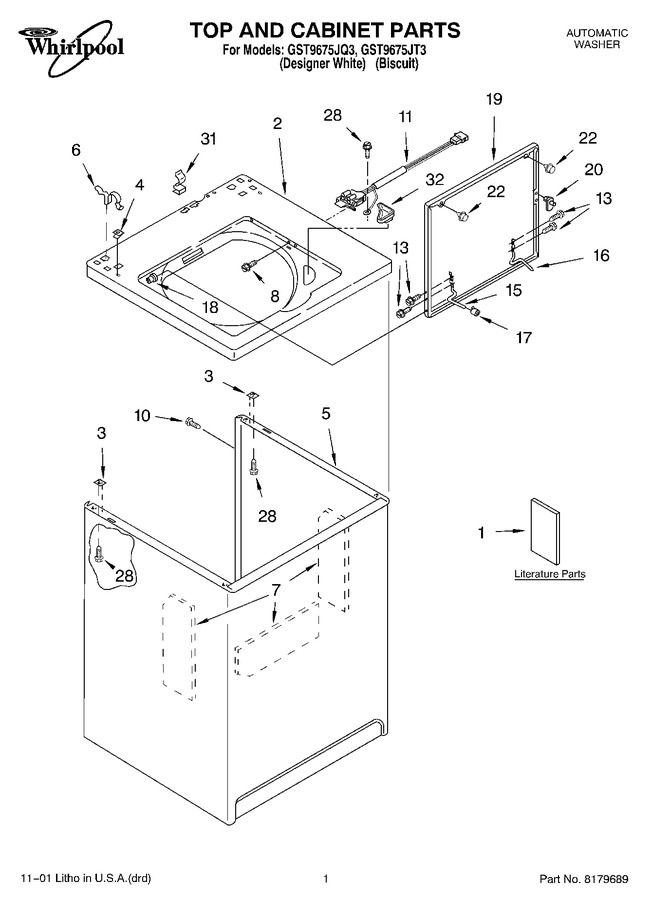 Diagram for GST9675JT3