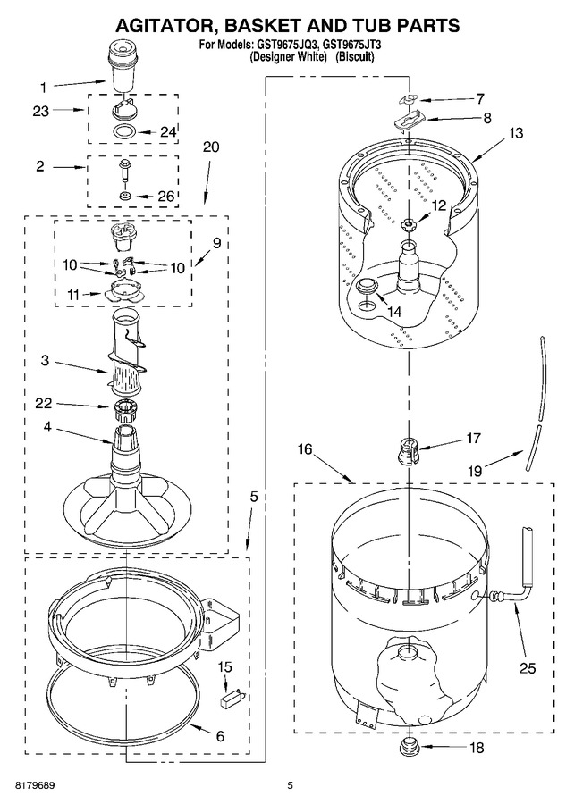 Diagram for GST9675JT3