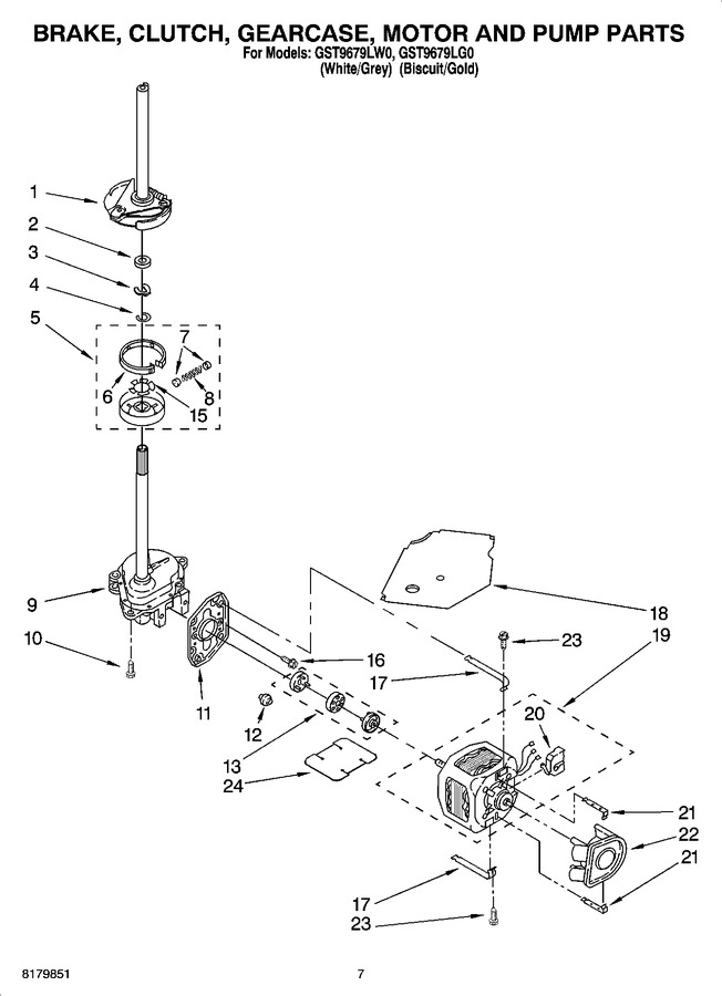 Diagram for GST9679LW0