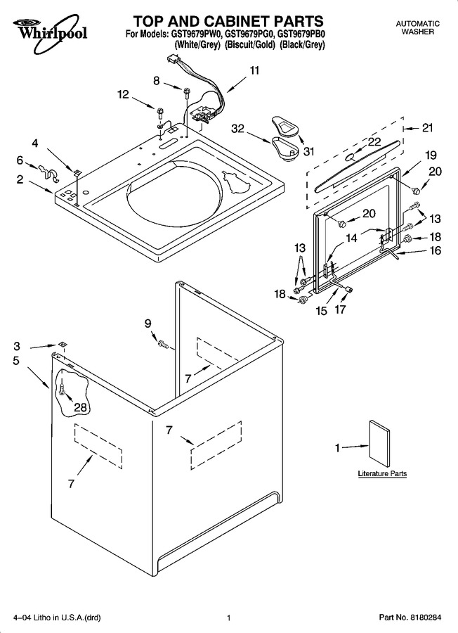 Diagram for GST9679PG0