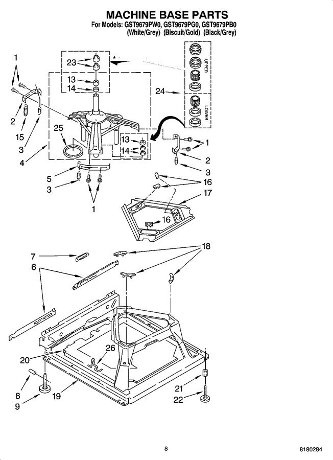 Diagram for GST9679PW0