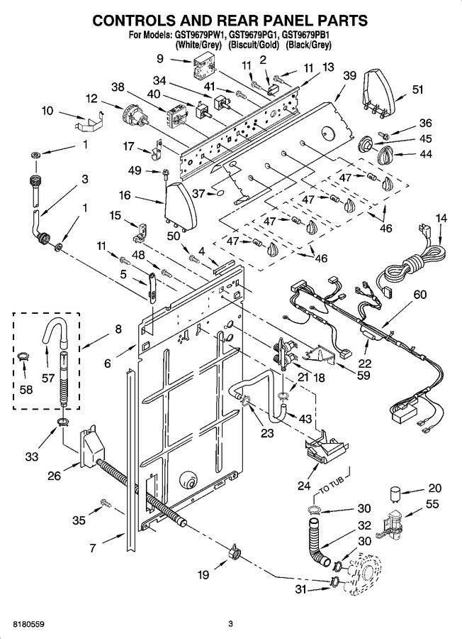 Diagram for GST9679PW1
