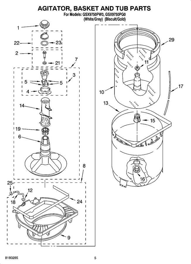 Diagram for GSX9750PW0