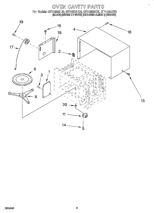 Diagram for GT1195SHZ0