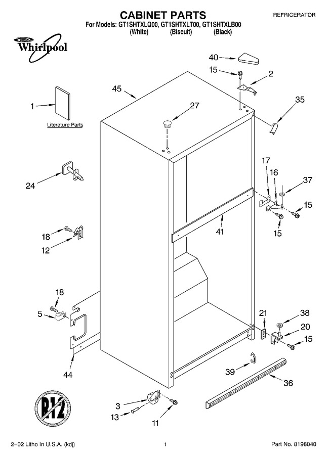 Diagram for GT1SHTXLB00